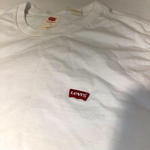 Levi’s White Embroidery Short Sleeve Tee